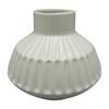 Sagebrook Home 17160-01 Ceramic, 6" Tribal Vase, Cotton