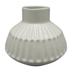 Sagebrook Home 17160-01 Ceramic, 6" Tribal Vase, Cotton