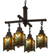 Meyda Lighting 31756 27"W Cottage Mission 4 LT Chandelier