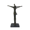 Benzara Polyresin Frame Titanic Inspired Sculpture, Bronze