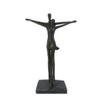 Benzara Polyresin Frame Titanic Inspired Sculpture, Bronze