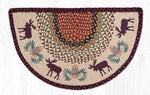 Earth Rugs SCP-19 Moose/Pinecone Printed Slice 18``x29``