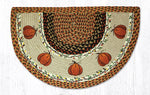 Earth Rugs SCP-222 Harvest Pumpkin Printed Slice 18``x29``