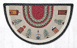 Earth Rugs SCP-338 Winter Village Printed Slice 18``x29``