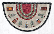 Earth Rugs SCP-338 Winter Village Printed Slice 18``x29``