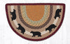 Earth Rugs SCP-395 Cabin Bear Printed Slice 18``x29``