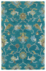 Kaleen Rugs Helena Collection 3209-78 912 Turquoise Area Rug