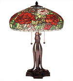 Meyda Lighting 32292 23.5"H Tiffany Peony Table Lamp