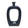 Sagebrook Home 13903-26 Ceramic, 14" Vase W/Cutout, Navy Blue