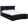 Better Home Products CBBK-46-Blk California Wooden Full Captains Bed In Black