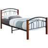 Better Home Products HERCU-33-MAH Hercules Twin Size Platform Metal Bed Frame In Black