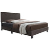 Better Home Products NORA-46-TOB Nora Faux Leather Upholstered Full Panel Bed In Tobacco