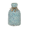 Sagebrook Home 17662-02 Glass, 7" Mosaic Vase, Blue