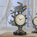 SPI Home 33020 Brass Turtle Coastal Table Clock - Home Decor