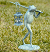 SPI Home Walking Frog Lantern, Garden Decor