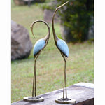 SPI Home Stylized Garden Crane Pair