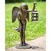 SPI Home 33604 Angel Girl Garden Lantern Statue - Garden Decor