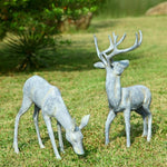 SPI Home Garden Deer Pair Sculpture