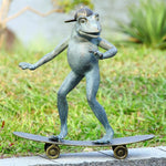 SPI Home Radical Skateboarding Frog Garden Sculpture
