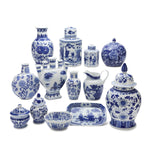 Two's Company 22-Pcs Set 3400-90 Traditional Blue and White Canton Collection