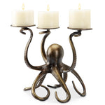 SPI Home Octopus Pillar Trio Candle Holder