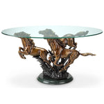SPI Home Galloping Horse Trio Coffee Table