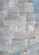 Couristan Vibrata Watercolor Blocks 2'7" X 7'6"  Runner Indoor Transitional Rug