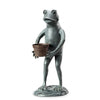 SPI Home Helpful Garden Frog Planter Holder