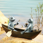 SPI Home Rowboat Picnic Garden Sculptur