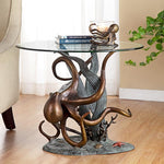 SPI Home Octopus and Seagrass End Table