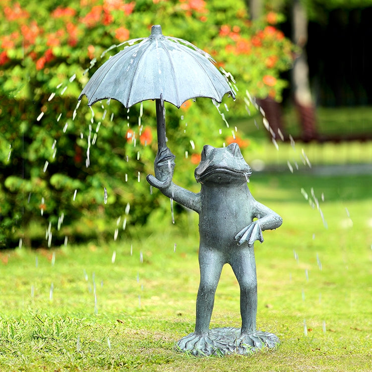 SPI Home 34795 Frog with Umbrella Garden Spitter - Garden Decor – Uber  Bazaar