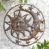 SPI Home Celestial Splendor Sun and Moon Decorative Wall Plaque
