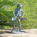 SPI Home 34875 Jazzy Keyboard Frog Garden Sculpture - Garden Decor