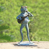 SPI Home 34878 Rock Star Frog Garden Sculpture - Garden Decor