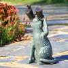 SPI Home Observant Cat Garden Sculpture