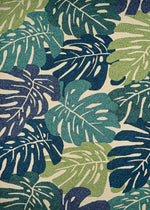 Couristan Covington Monstera 3'6" X 5'6" Rectangular Indoor/Outdoor  Contemporary Rug