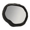 Sagebrook Home 17466 Alum, 18", Hammered Outlined Mirror, Matte Black