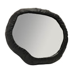 Sagebrook Home 17466 Alum, 18", Hammered Outlined Mirror, Matte Black