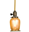 Meyda Lighting 36818 5"W Revival Chelsea Favrile Mini Pendant