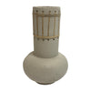 Sagebrook Home 18231-02 Ecomix, 12" Top Weave Nomad Vase, Ivory