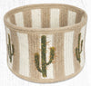 Earth Rugs RNB-01 Saguaro Natural Rope Braided Basket 9``x7``