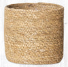 Earth Rugs SGB-01 Natural Sedge Grass Basket 5``x5``