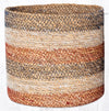 Earth Rugs SGB-02 Honeycomb Sedge Grass Basket 7.5``x8``