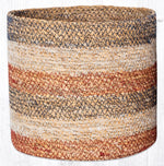 Earth Rugs SGB-02 Honeycomb Sedge Grass Basket 7.5``x8``