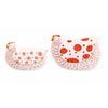 IMAX Worldwide Home Farmstead Handpainted Red Chicken Plates - Set of 2