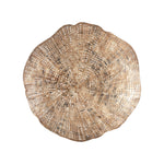 Sagebrook Home 17798-01 15" Metal, Trunk Stump Wall Decor, Brown