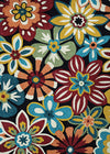 Couristan Covington Geranium 5'6" X 8' Rectangular Indoor/Outdoor  Contemporary Rug