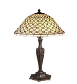 Meyda Lighting 37782 22"H Diamond & Jewel Table Lamp