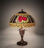 Meyda Lighting 37788 25" High Roses & Scrolls Table Lamp