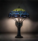 Meyda Lighting 37946 33" High Hanging head Dragonfly Table Lamp